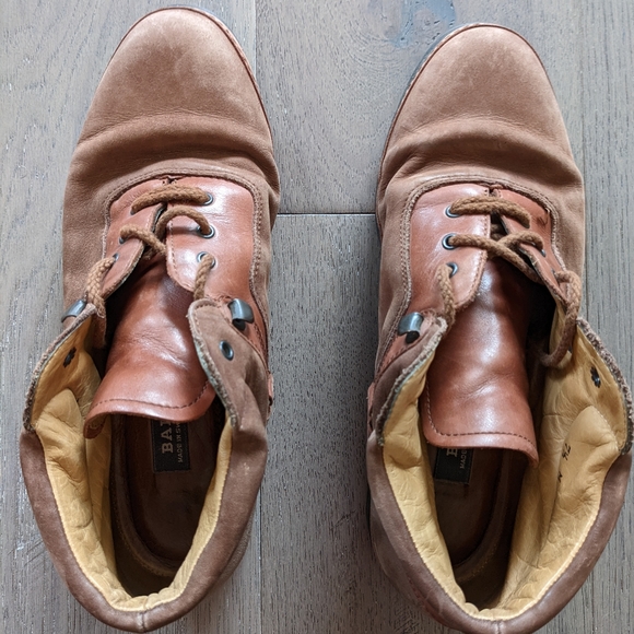 Bally shoes, US 7.5, brown leather/suede - Picture 4 of 6